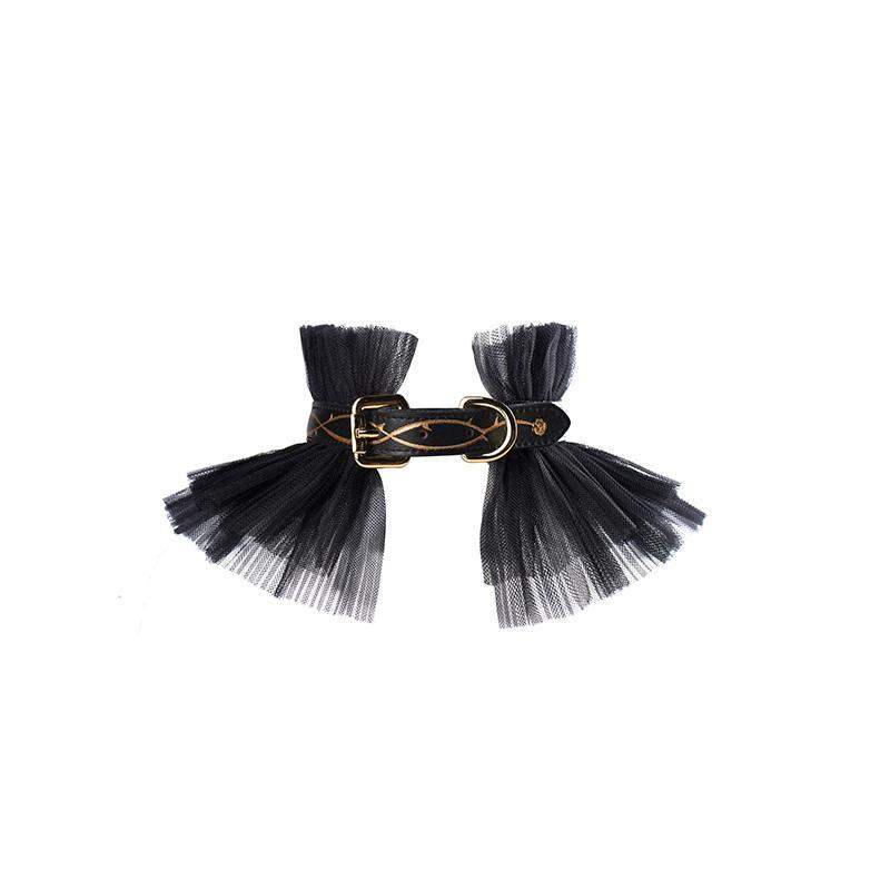 ZALO & UPKO Doll Designer Collection Leather Thorn Collar & Chain Leash - The Dildo Hub
