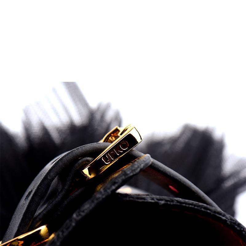 ZALO & UPKO Doll Designer Collection Leather Thorn Collar & Chain Leash - The Dildo Hub