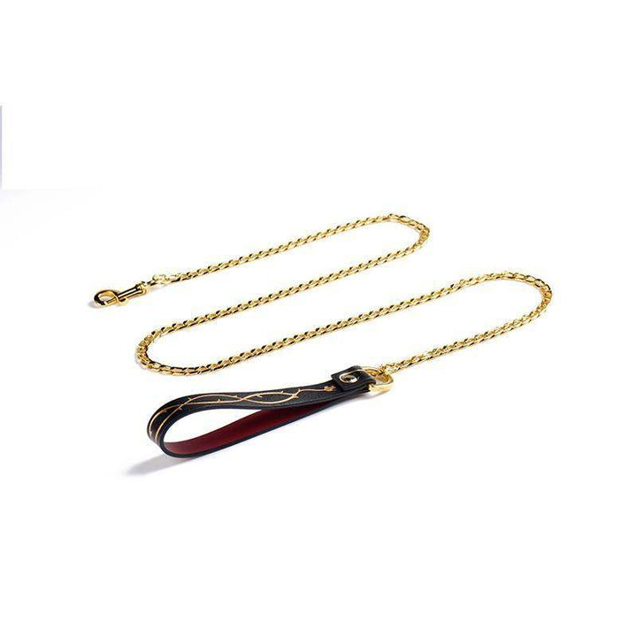 ZALO & UPKO Doll Designer Collection Leather Thorn Collar & Chain Leash - The Dildo Hub