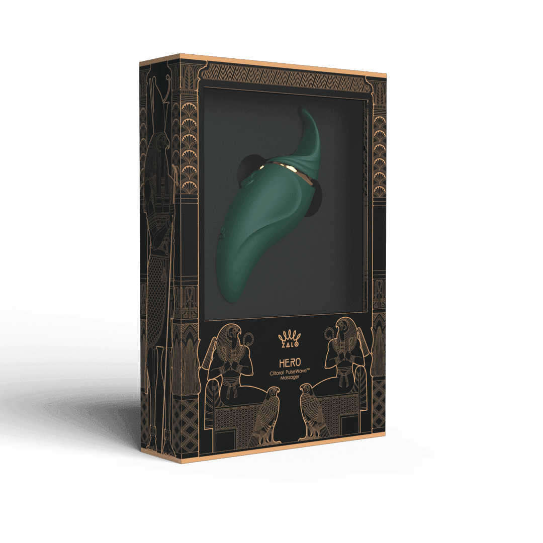 ZALO Hero Clitoral Massager Jewel Green - The Dildo Hub