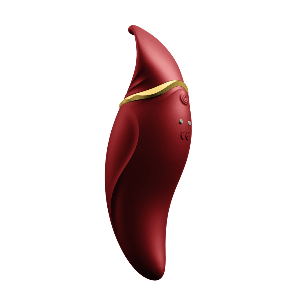 Zalo Hero Clitoral Massager Wine Red - The Dildo Hub