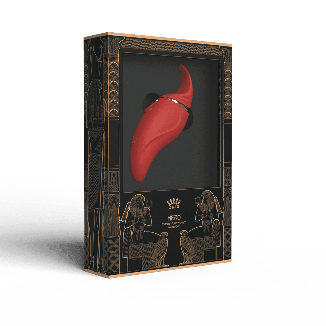 Zalo Hero Clitoral Massager Wine Red - The Dildo Hub