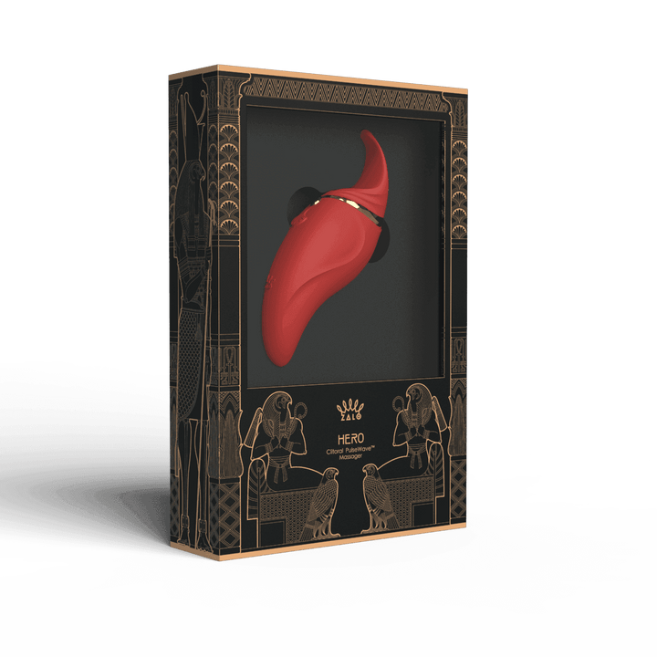 Zalo Hero Clitoral Massager Wine Red - The Dildo Hub