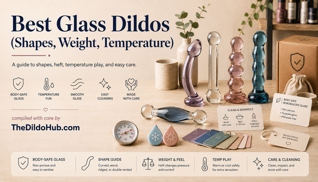 Best Glass Dildos (Shapes, Weight, Temperature)