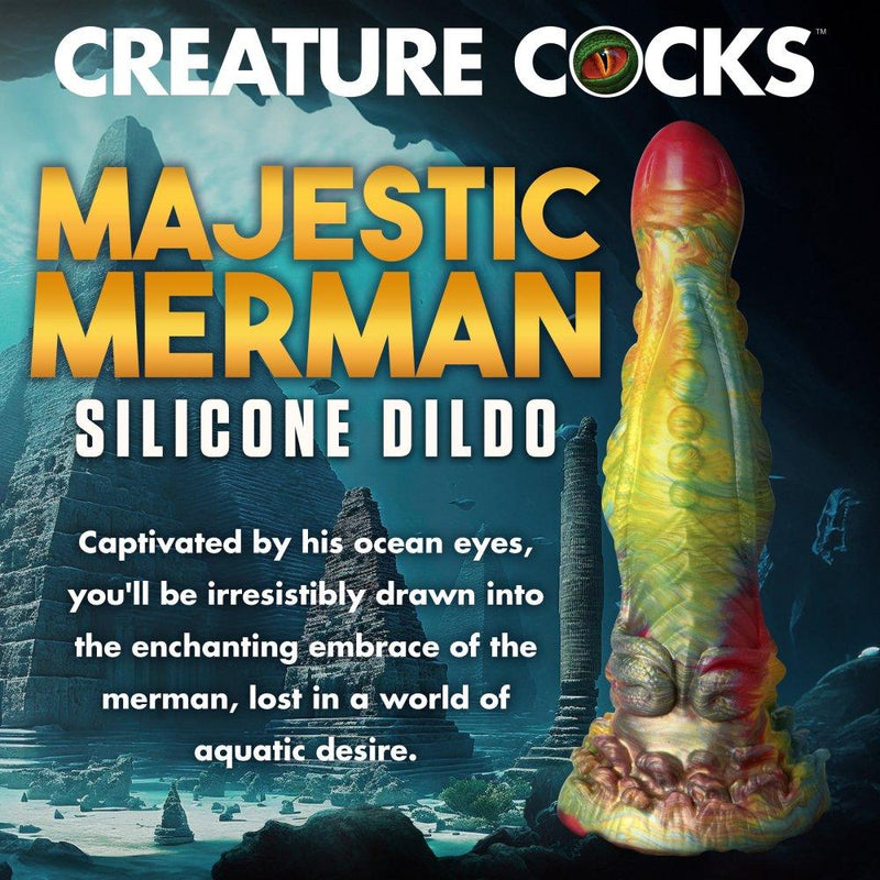 10.2 Inch Merman | Tentacle Dildo - Fantasy Dildo - Alien Dildo - The Dildo Hub