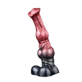Monster 10.24 Inch Silicone Horse Dildo w/ Suction Cup & Knots & Balls