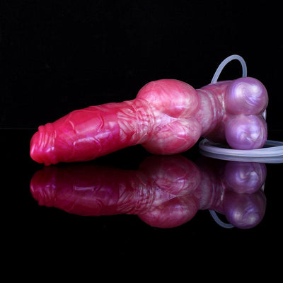 10 Inch Ares | Squirting Dildo - Knot Dildo - Ejaculating Dildo - The Dildo Hub