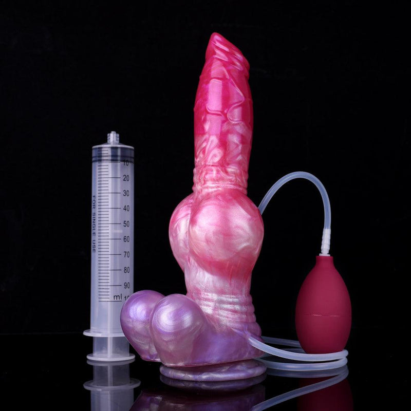 10 Inch Ares | Squirting Dildo - Knot Dildo - Ejaculating Dildo - The Dildo Hub