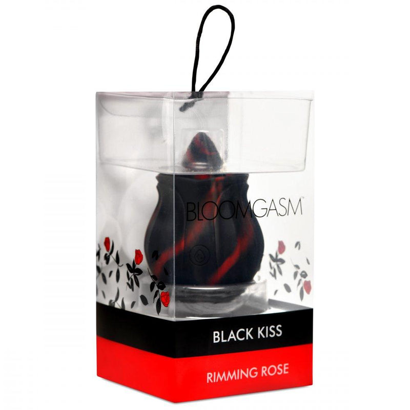 🖤🌹 10X Black Rose Rimming Vibrator - The Dildo Hub