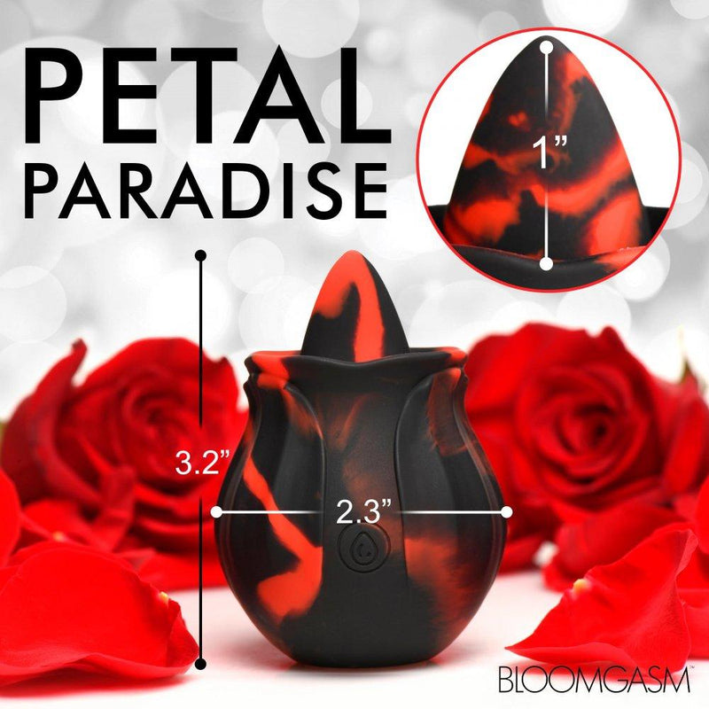 🖤🌹 10X Black Rose Rimming Vibrator - The Dildo Hub