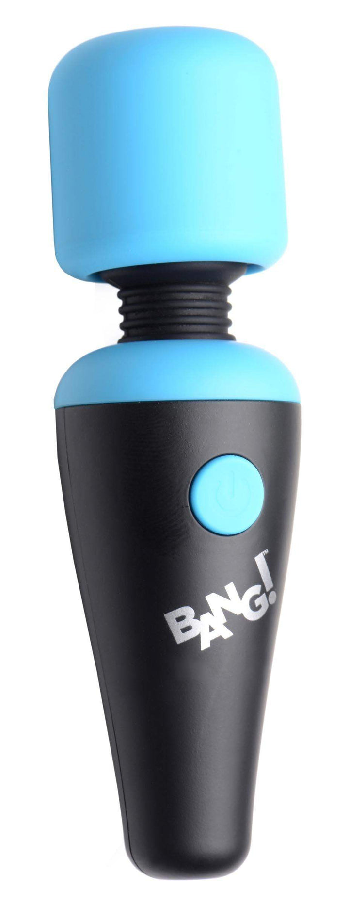 10X Ultra Powerful Silicone Mini Wand Vibrator in Blue