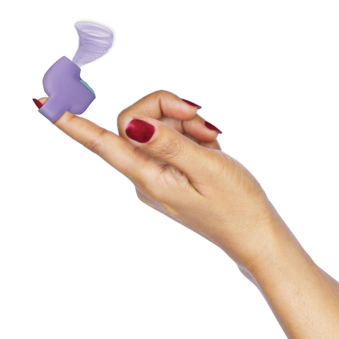 12X Mini Silicone Clit Stimulator in Purple