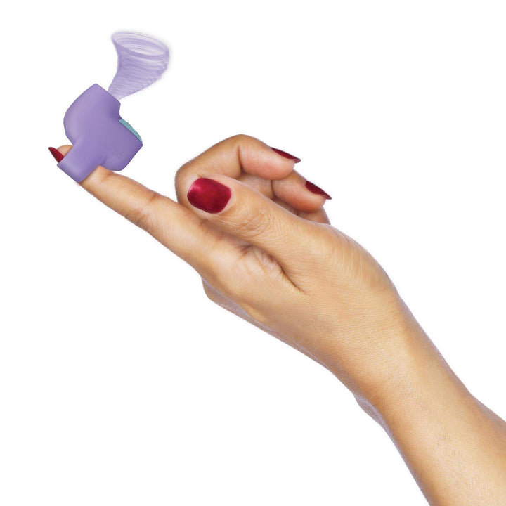 12X Mini Silicone Clit Stimulator in Purple