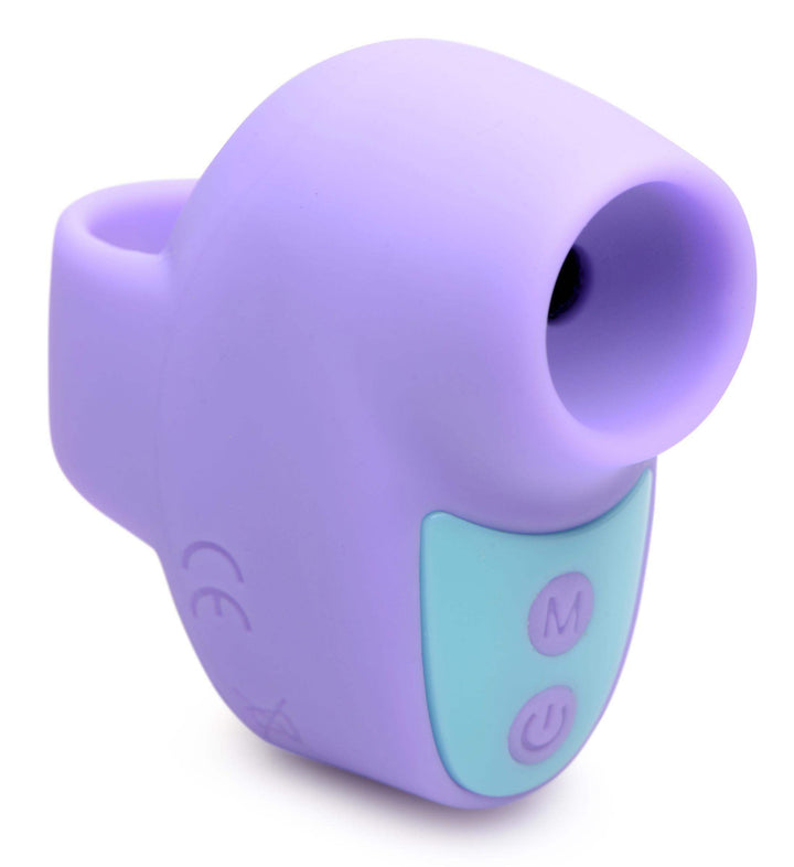 12X Mini Silicone Clit Stimulator in Purple