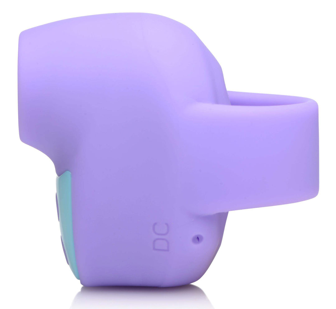 12X Mini Silicone Clit Stimulator in Purple
