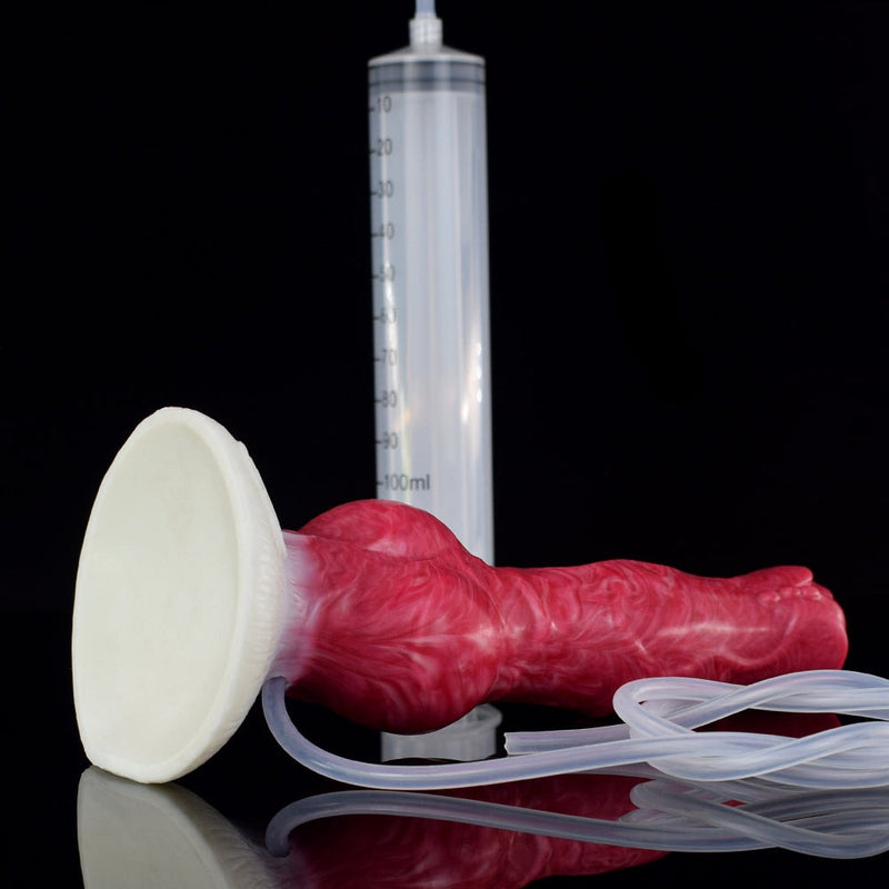 8.26 Inch Knaughty | Ejaculating Dildo - Squirting Dildo