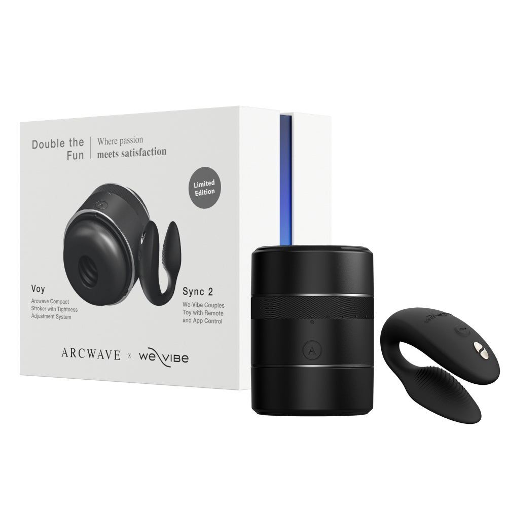 Arcwave Double the Fun Couples Kit with Voy and We-Vibe Sync 2