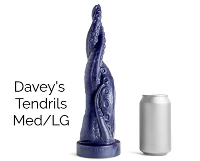 DAVY'S TENDRILS TENTACLE DILDO - FOUR SIZES | MrHankeysToys