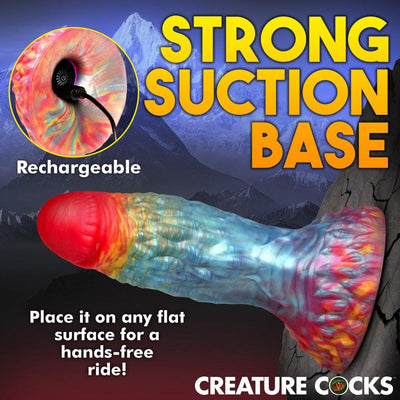 6.8 Inch Phoenix Vibrating Fantasy Dildo with Remote - The Dildo Hub