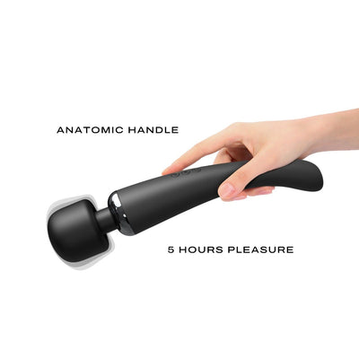 Dorcel Megawand Rechargeable Wand-Black | Unleash Mega Clitoral Pleasure