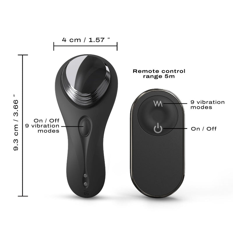 Dorcel Discreet Vibe + Stimulator with Remote Control | Powerful, Ergonomic & Waterproof