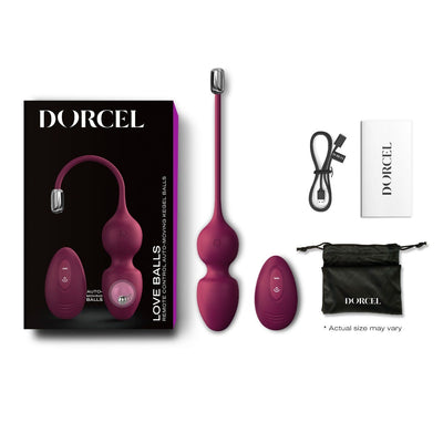 Dorcel Love Geisha Kegel Balls-Plum | Enhance Strength & Elevate Pleasure