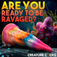 🐙 7.2 Inch Luminoctopus | Glowing Dildo - Tentacle Dildo - Fantasy Dildo