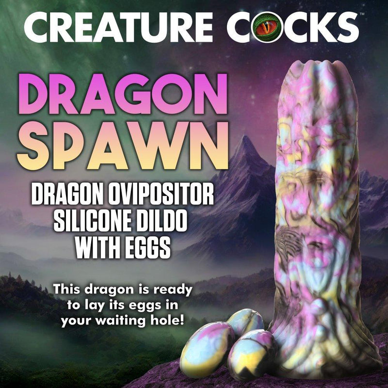 7.3 Inch Dragon Spawn | Ovipositor Dildo - Dragon Dildo - Alien Dildo - The Dildo Hub