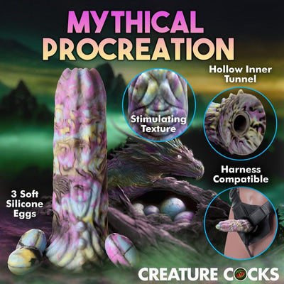 7.3 Inch Dragon Spawn | Ovipositor Dildo - Dragon Dildo - Alien Dildo - The Dildo Hub