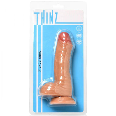 7 Inch Dildo with Foreskin | Realistic Dildo - Lifelike Dildo - The Dildo Hub