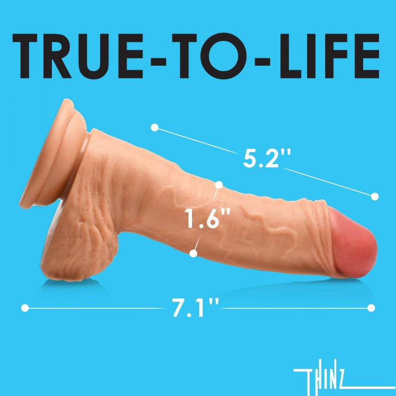 7 Inch Dildo with Foreskin | Realistic Dildo - Lifelike Dildo - The Dildo Hub