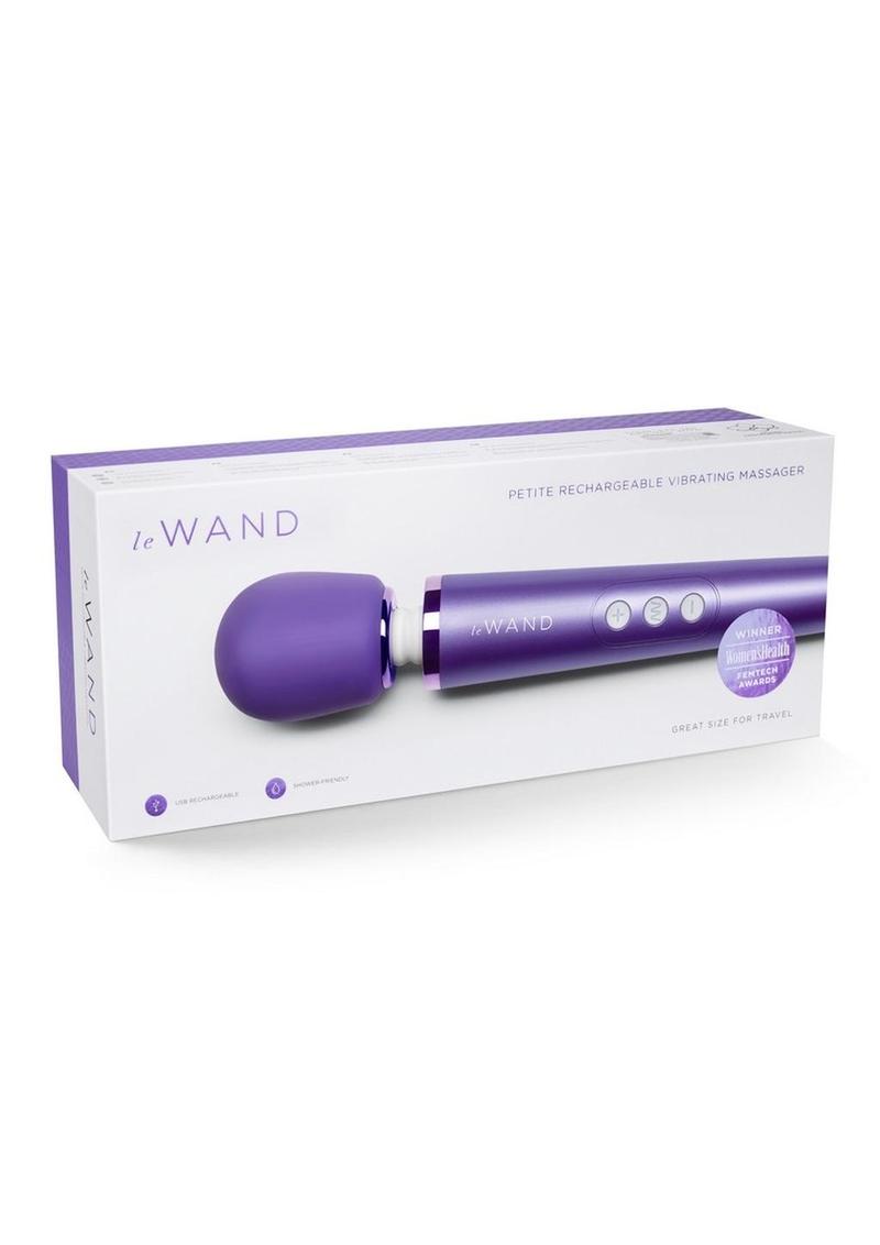 Le Wand Petite Rechargeable Wand Massager in Violet