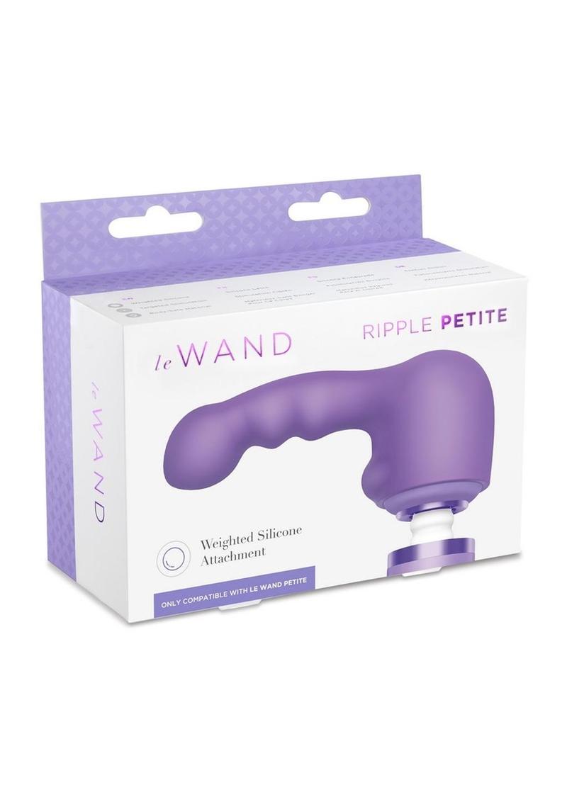 Le Wand Petite Ripple Weighted Silicone Wand Attachment