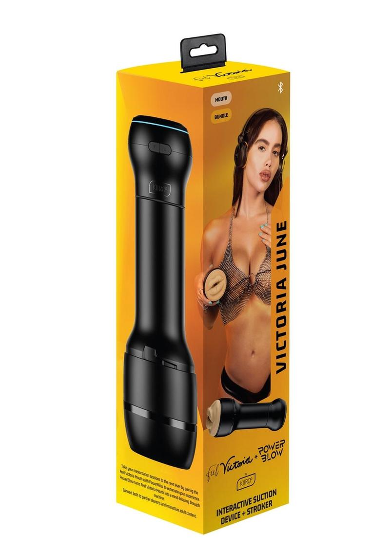 Kiiroo PowerBlow and FeelVictoria Mouth Stroker Kit