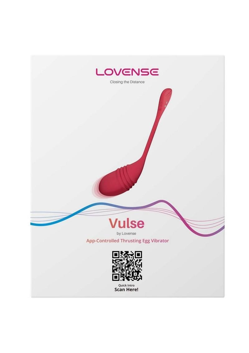 Lovense Vulse App-Controlled Thrusting Egg Vibrator