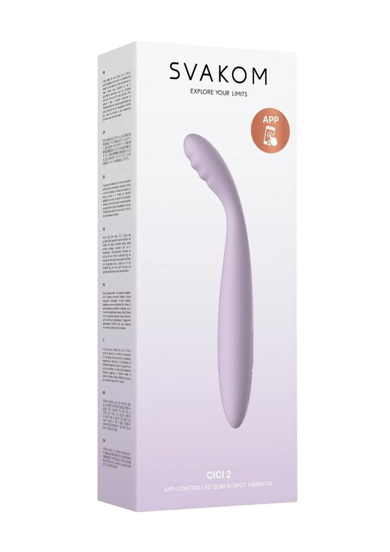 Svakom Cici 2 App-Controlled Slim Warming G-Spot Vibrator