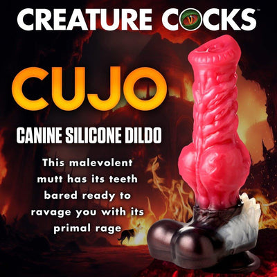 8.25 Inch Cujo | Wolf Dildo - Knot Dildo - Dog Dildo - The Dildo Hub