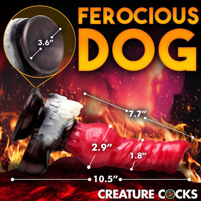 8.25 Inch Cujo | Wolf Dildo - Knot Dildo - Dog Dildo - The Dildo Hub