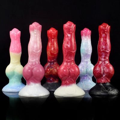 8.26 Inch Knaughty | Knot Dildo - Dog Dildo - Wolf Dildo - The Dildo Hub