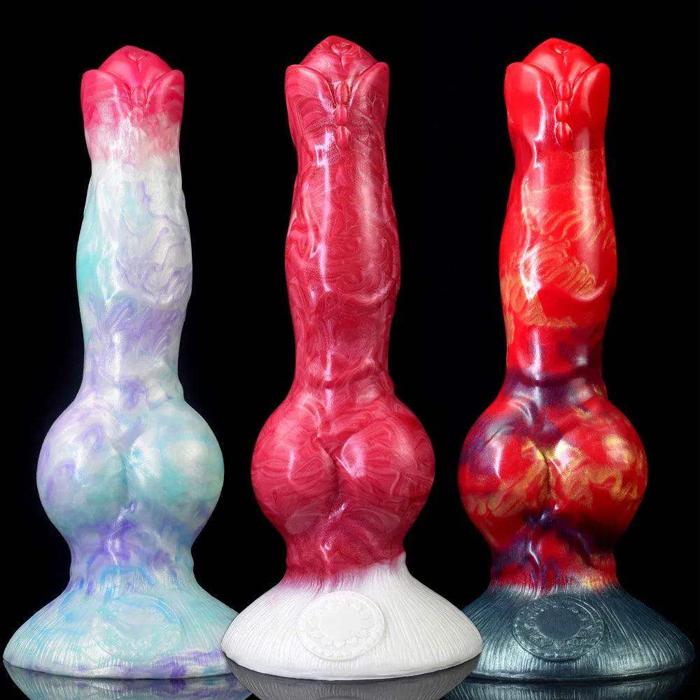 8.26 Inch Knaughty | Knot Dildo - Dog Dildo - Wolf Dildo - The Dildo Hub