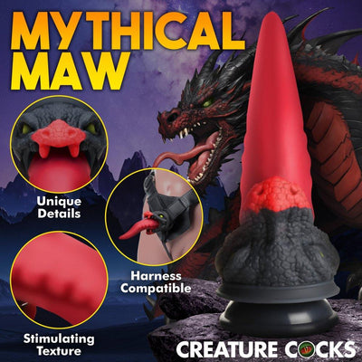 🐉 8.5 Inch Dragon Roar | Monster Dildo - Dragon Dildo - Fantasy Dildo - The Dildo Hub