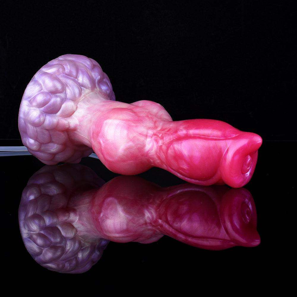 Eros 8.5" Body-Safe Silicone Squirting Knot Dildo The Dildo Hub Eros 8.5" Body-Safe Silicone Squirting Knot Dildo The Dildo Hub