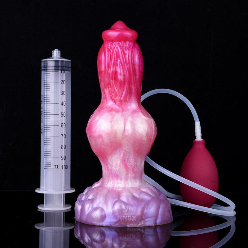 8.5 Inch Eros | Squirting Dildo - Knot Dildo - Ejaculating Dildo - The Dildo Hub