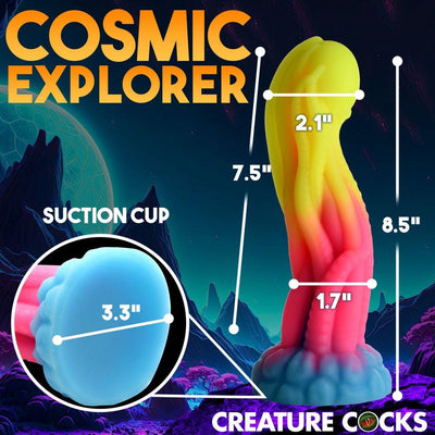 8.5 Inch Glow-In-The-Dark Silicone Dildo - The Dildo Hub