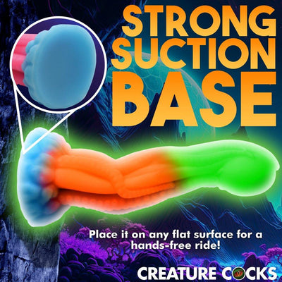 8.5 Inch Glow-In-The-Dark Silicone Dildo - The Dildo Hub