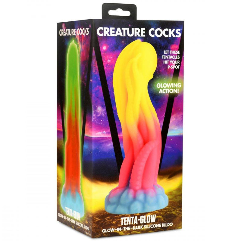 8.5 Inch Glow-In-The-Dark Silicone Dildo - The Dildo Hub