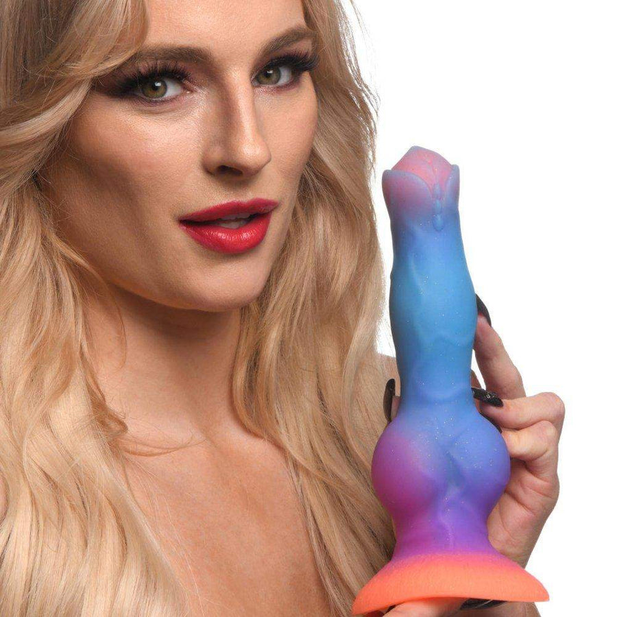 8.5 Inch Space Cock | Glow-in-the-Dark Fantasy Dildo - The Dildo Hub