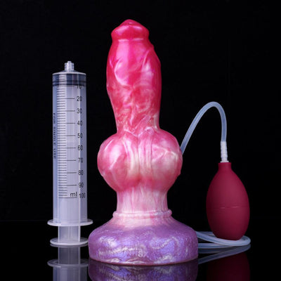 8.66 Fatso | Squirting Dildo - Knot Dildo - Ejaculating Dildo - The Dildo Hub