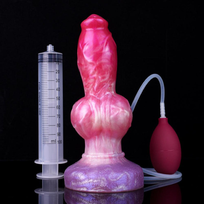 8.66 Fatso | Squirting Dildo - Knot Dildo - Ejaculating Dildo - The Dildo Hub