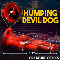 🐺 8.7 Inch Thrusting & Vibrating Silicone Wolf Dildo